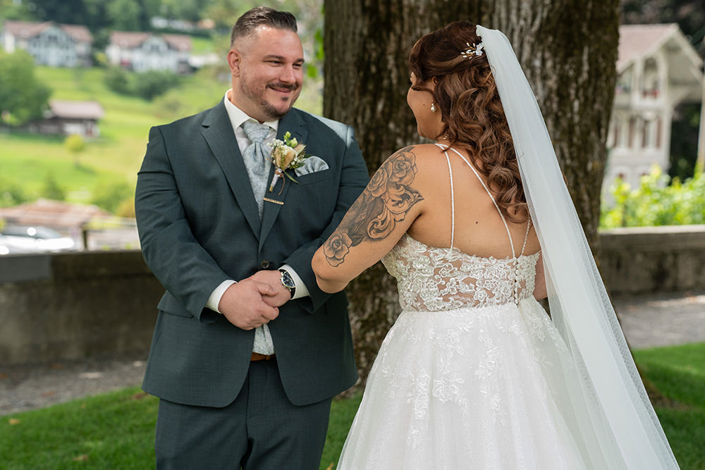 first look braut braeutigam schloss spiez